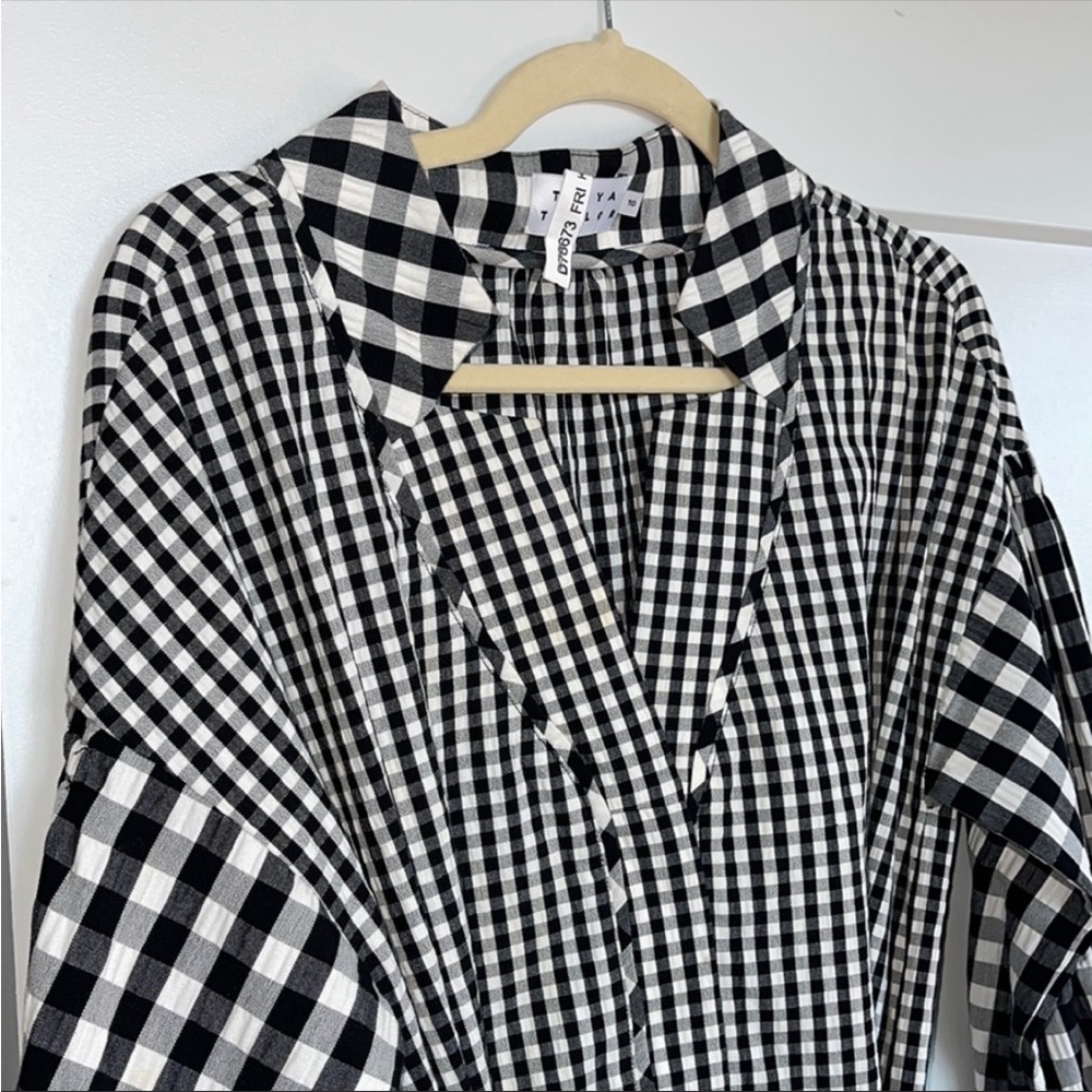Tanya Taylor Gingham Dress🖤🤍 - Picture 2 of 4